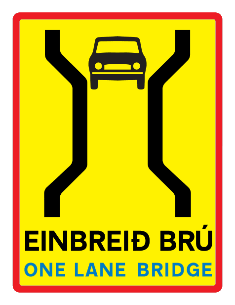 854.2 - Single Span Bridge road sign