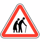 A15 - Idosos (Idosos) (A15) road sign