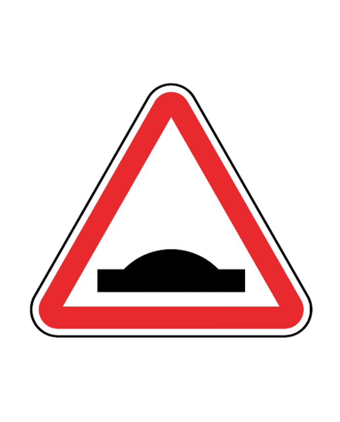 A2a - A2a - Lomba (Hump) trafik işareti