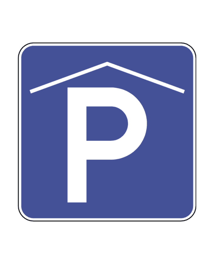 H1b - H1b - Yetkili Park Yeri (Yetkili Park Yeri) trafik işareti