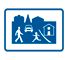 E9 - Walking Speed Area road sign