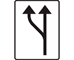 F16 - Increase in Number of Lanes road sign