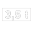 T5 - Gross Weight Threshold road sign