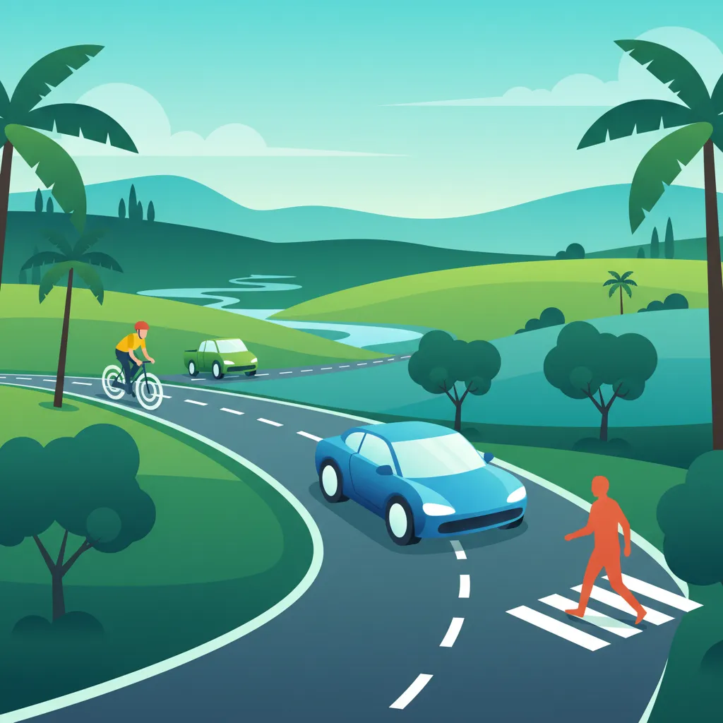Illustration for the theory topic Defensive Driving Principles