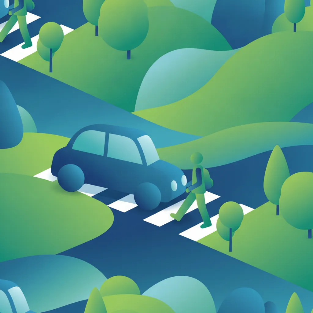 Illustration pour le sujet théorique Priorité des piétons