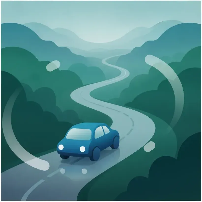 Illustration pour le sujet théorique La vitesse sécuritaire expliquée