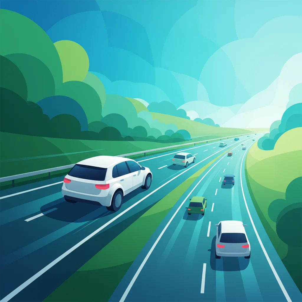 Illustration for the theory topic Motorway Entry