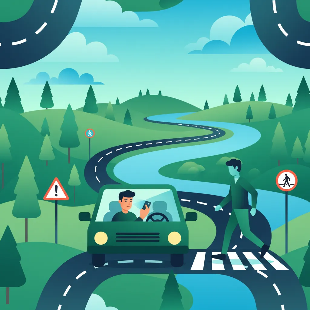 Illustration for the theory topic Phone Use & Distraction