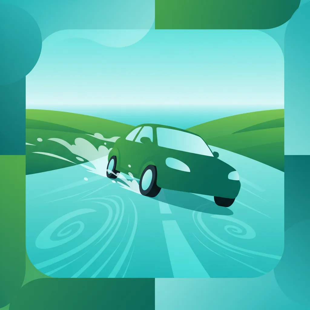 Illustration for the theory topic Slippery Roads & Traction