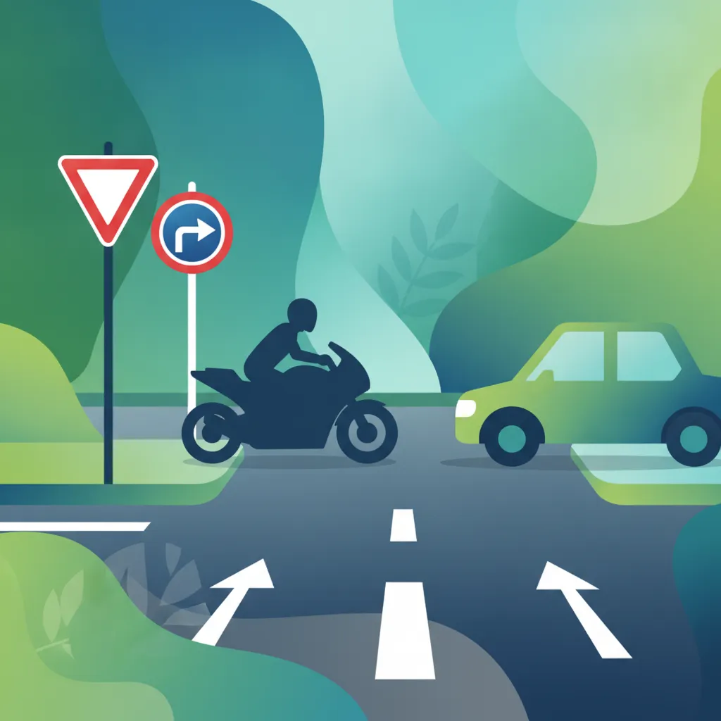 Französische Verkehrszeichen, Markierungen, Ampeln und Vorrangregeln-Einheitsbild